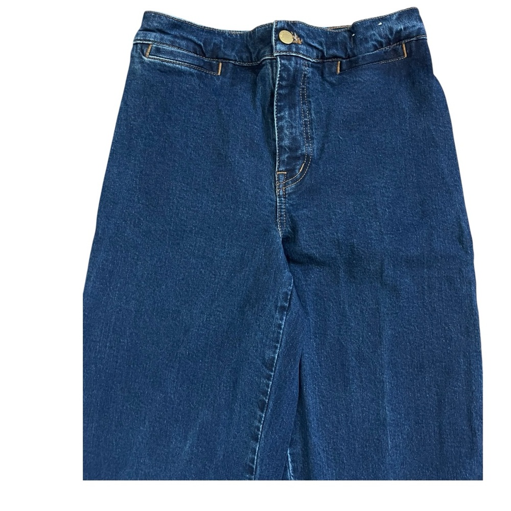 Madewell Dark Blue Wide Leg Jeans 26 Emmett wide leg - Picture 3 of 9